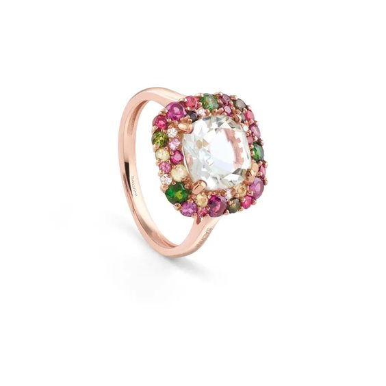 Anello Salvini Donna Bon Bon in Oro rosa Prasiolite 1.69 Ct 20108302 - 20108302